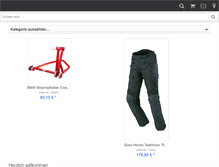 Tablet Screenshot of fashion4moto.de